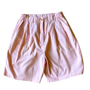 VINTAGE Shorts Mom Jeans High Waisted Golf Pink Blush Oversized Baggy 90s Y2K